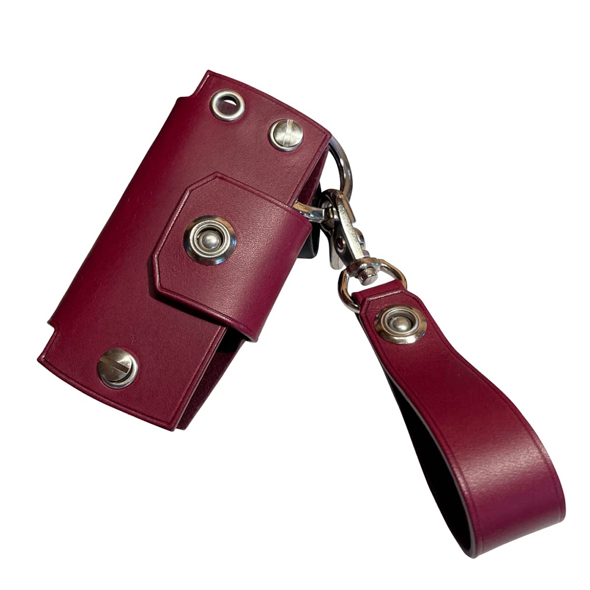evolutioncustomleather Universal Smart Key Case (Wine Red, Leather)
evolutioncustomleather Universal Smart Key Case (Wine Red, Leather)