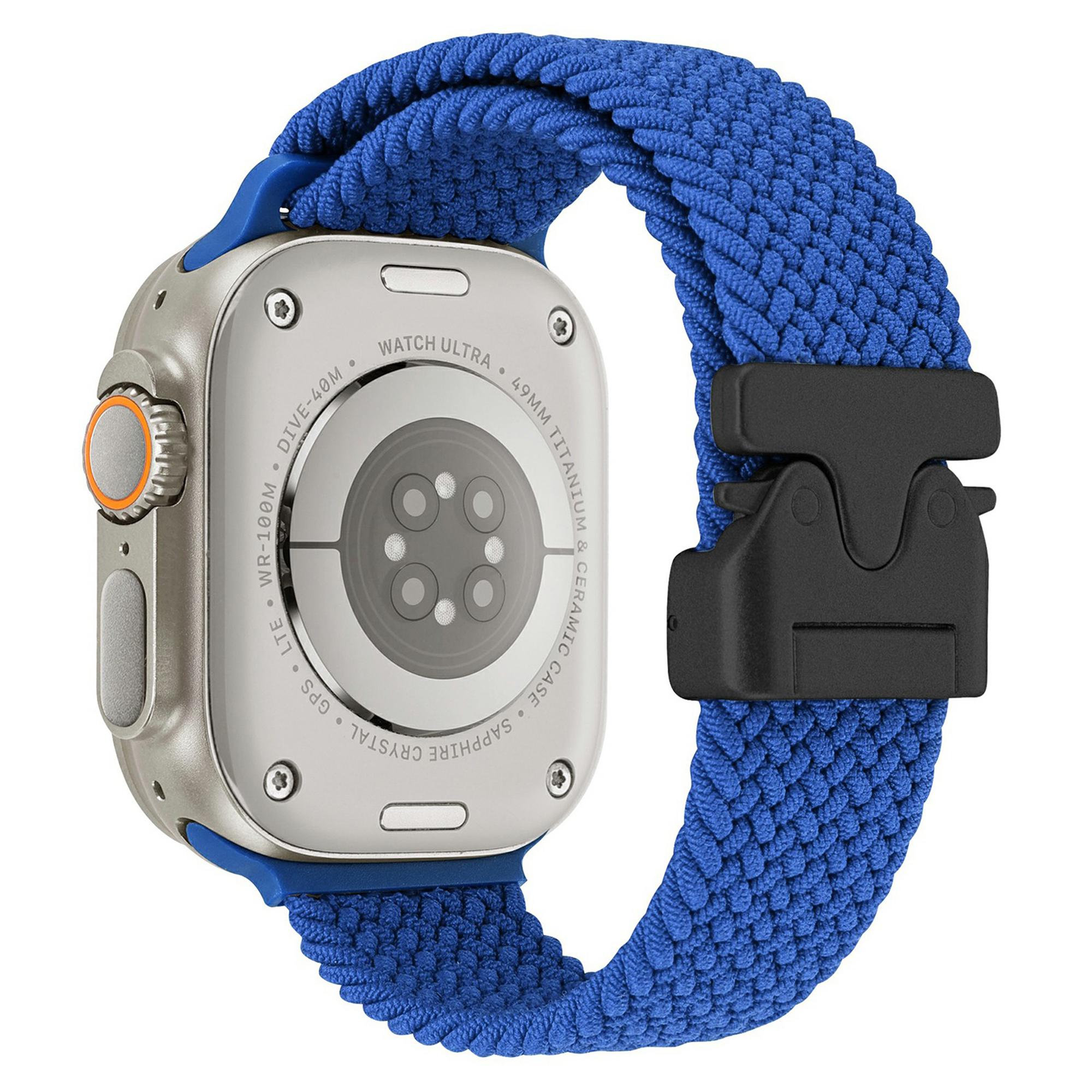 Wrist Strap for Apple Watch Series 10 9 8 7 SE 6 5 4 3 2 1 42mm 41mm 40mm 38mm Parachute Buckle Nylon Braided Watch Band Blue
Wrist Strap for Apple Watch Series 10 9 8 7 SE 6 5 4 3 2 1 42mm 41mm 40mm 38mm Parachute Buckle Nylon Braided Watch Band Blue