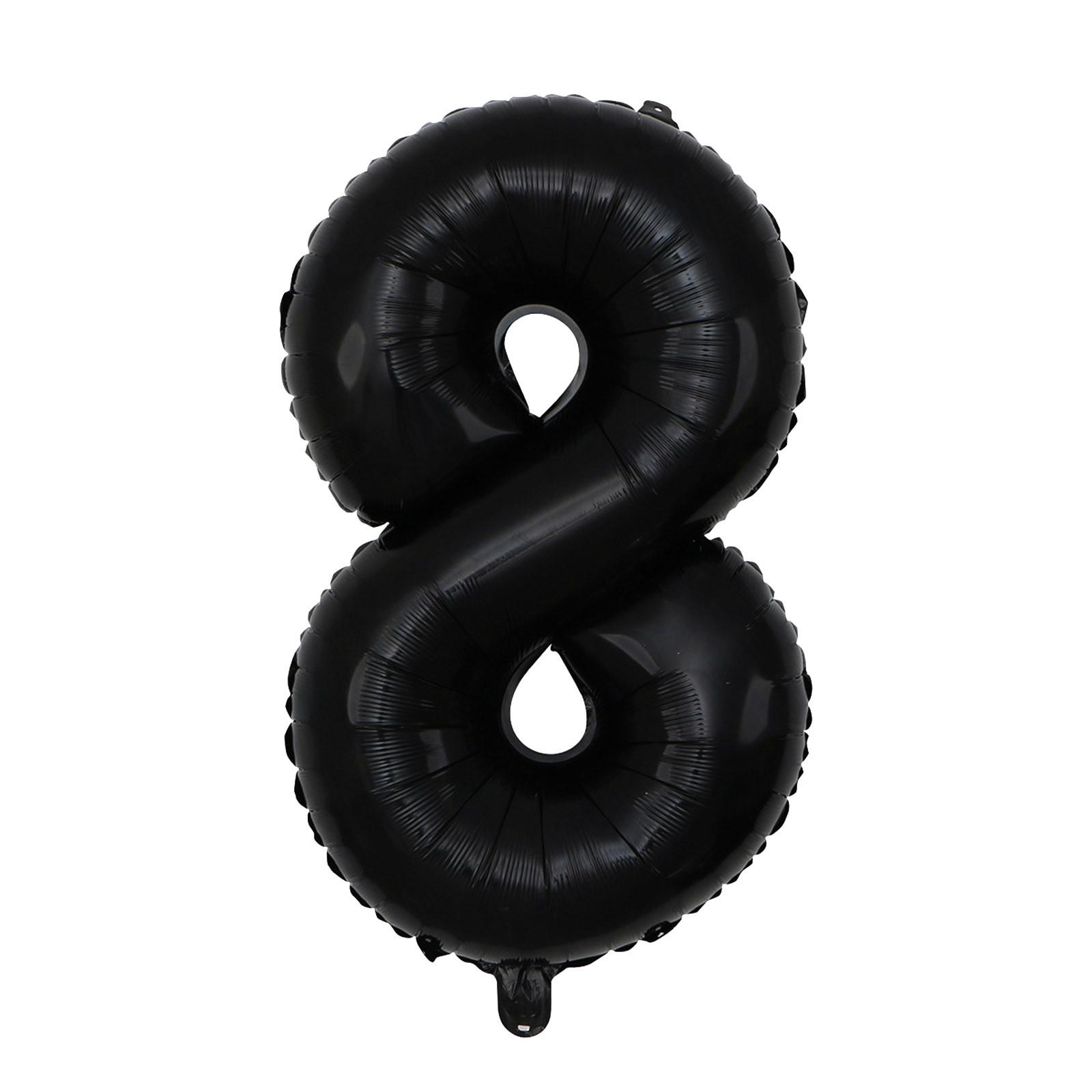 100cm Large Number Foil Balloon Zero Party Decoration Graduation Anniversary Birthday Celebration Balloon for Event Decor чорний
100cm Large Number Foil Balloon Zero Party Decoration Graduation Anniversary Birthday Celebration Balloon for Event Decor чорний