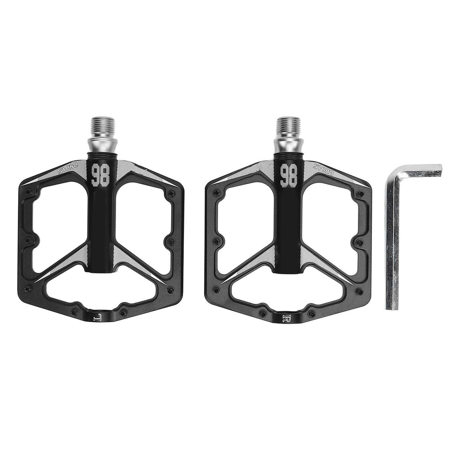 Pair of Road Cycling Pedal Aluminum Alloy Lightweight Anti Slip 3 Bearing Cycling Foot Pedal for
Pair of Road Cycling Pedal Aluminum Alloy Lightweight Anti Slip 3 Bearing Cycling Foot Pedal for