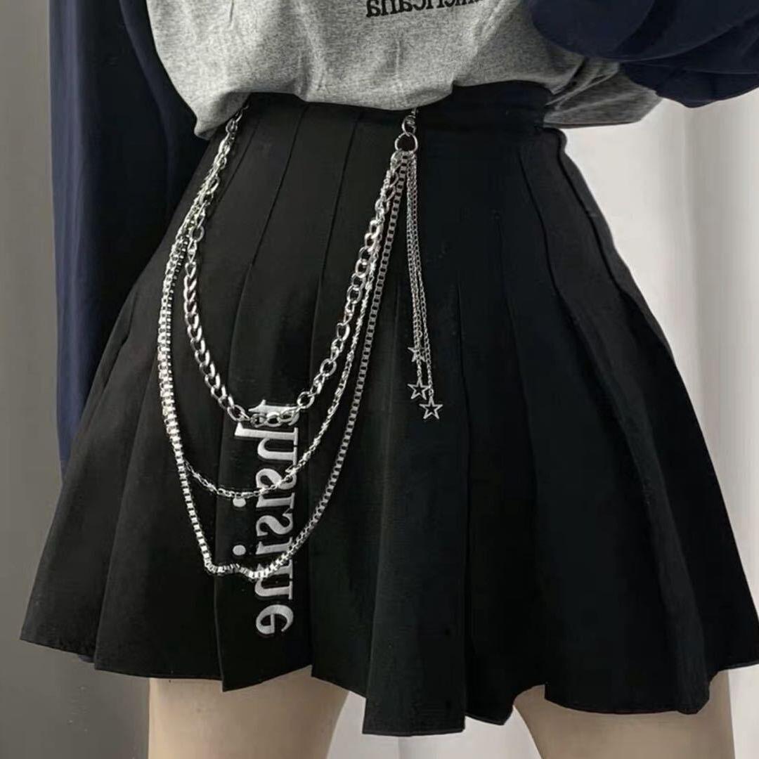 Hip Hop Alternative Layered Metal Star Pendant Denim Pants Chain
Hip Hop Alternative Layered Metal Star Pendant Denim Pants Chain