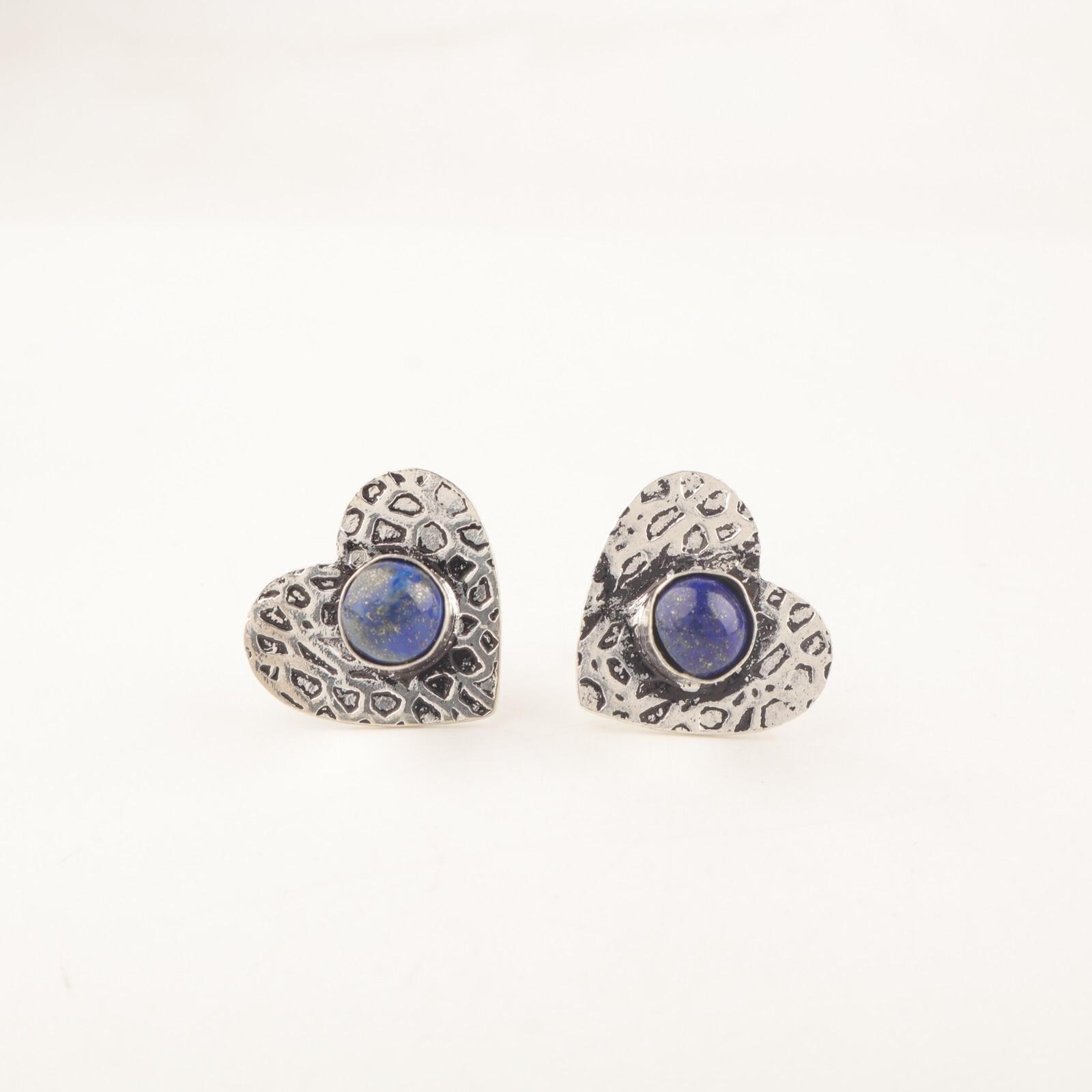 Natural Lapis Lazuli Gemstone 925 Sterling Silver Jewelry Handcrafted Studs 0.6 EE-143-20
Natural Lapis Lazuli Gemstone 925 Sterling Silver Jewelry Handcrafted Studs 0.6 EE-143-20