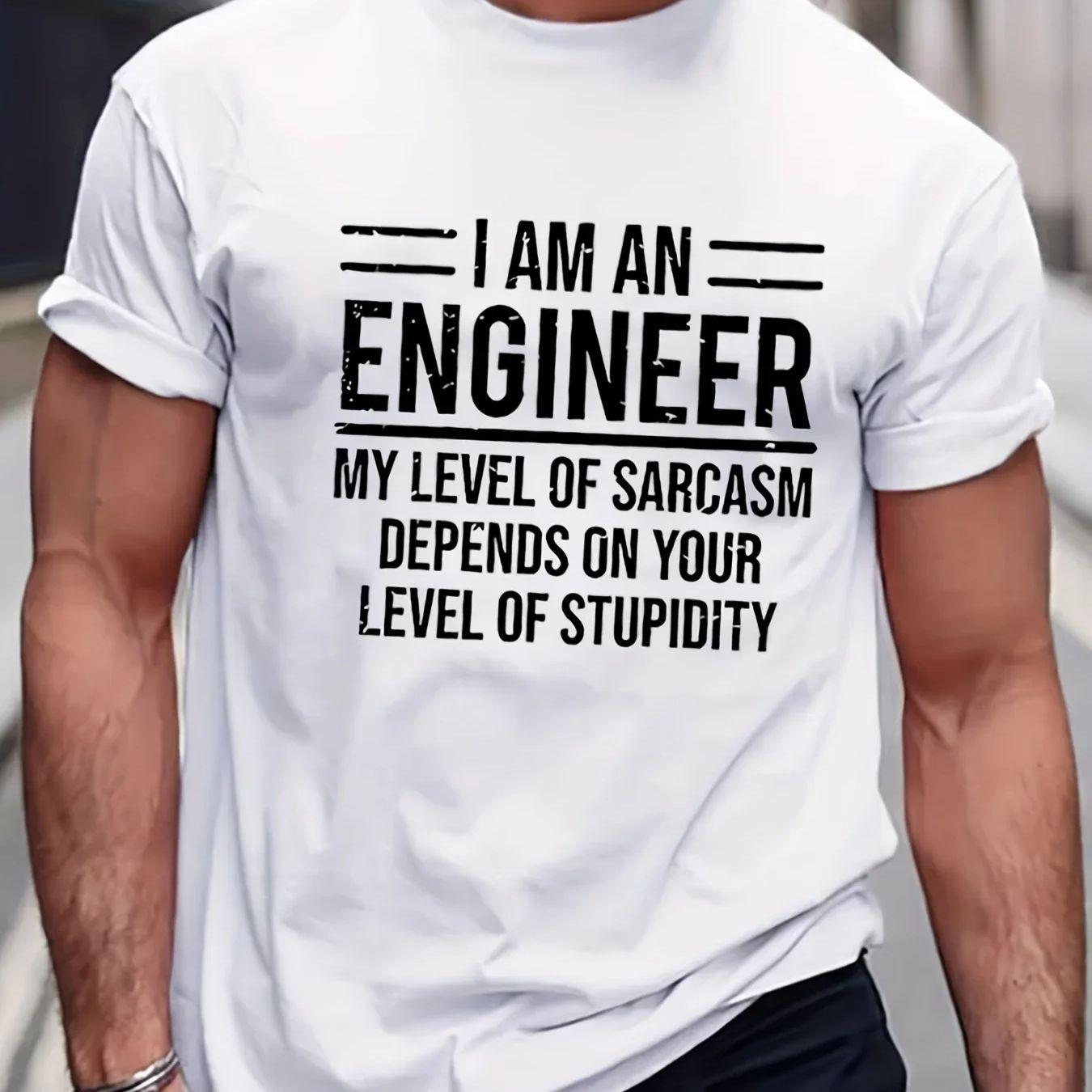 Funny Engineer Slogan Pattern Print Men s Oversized T-shirt Graphic Tee Summer Clothes100% Cotton Men s Outfits Fashion Trend S
Funny Engineer Slogan Pattern Print Men s Oversized T-shirt Graphic Tee Summer Clothes100% Cotton Men s Outfits Fashion Trend S