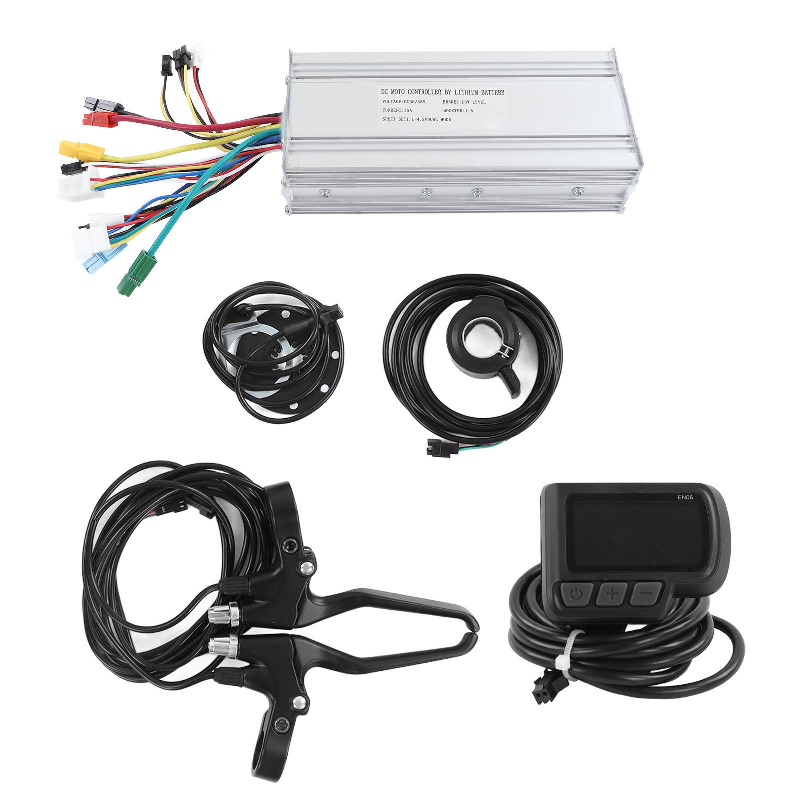 35A Controller EN06 Panel with Thumb Throttle Power Assist Sensor Electric Bike Scooter Conversion Kit for 1500W Motor
35A Controller EN06 Panel with Thumb Throttle Power Assist Sensor Electric Bike Scooter Conversion Kit for 1500W Motor