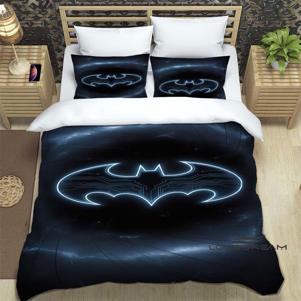 1-Piece Cartoon (Batman) Print 3-Piece Bedding Set—Includes 1 Duvet Cover and 2 Pillowcases—The Perfect Holiday Gift. 135x200cm
1-Piece Cartoon (Batman) Print 3-Piece Bedding Set—Includes 1 Duvet Cover and 2 Pillowcases—The Perfect Holiday Gift. 135x200cm
