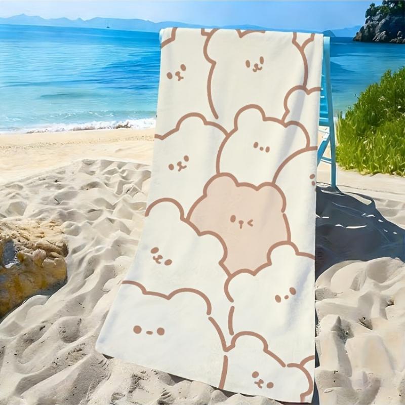 2D Flat, 1pc, Cute Bear Pattern Wallpaper, Warm and Soft Style Beach Towel, Soft and Skin-Friendly, No Shedding, Easy to Clean W30*H60(CM)
2D Flat, 1pc, Cute Bear Pattern Wallpaper, Warm and Soft Style Beach Towel, Soft and Skin-Friendly, No Shedding, Easy to Clean W30*H60(CM)
