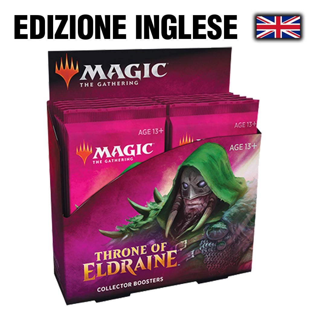 MTG The Gathering Throne of Eldraine Collector Booster Pack English Version 12 Packs BOX Magic:
MTG The Gathering Throne of Eldraine Collector Booster Pack English Version 12 Packs BOX Magic: