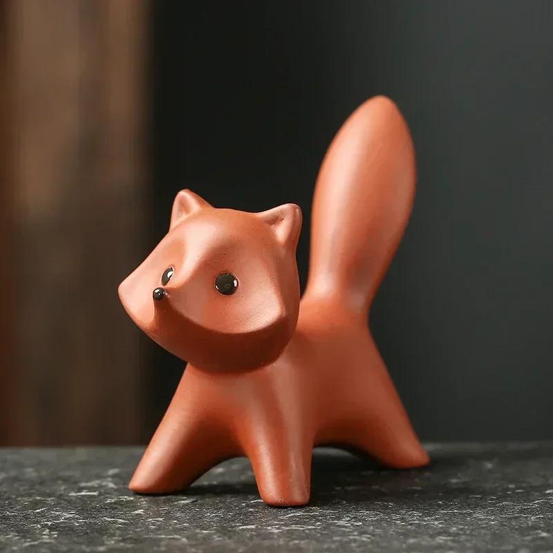 Little Fox Handmade Couple Tea Pet Purple Sand Can Raise Tea To Play Tea Set Ornaments
Little Fox Handmade Couple Tea Pet Purple Sand Can Raise Tea To Play Tea Set Ornaments