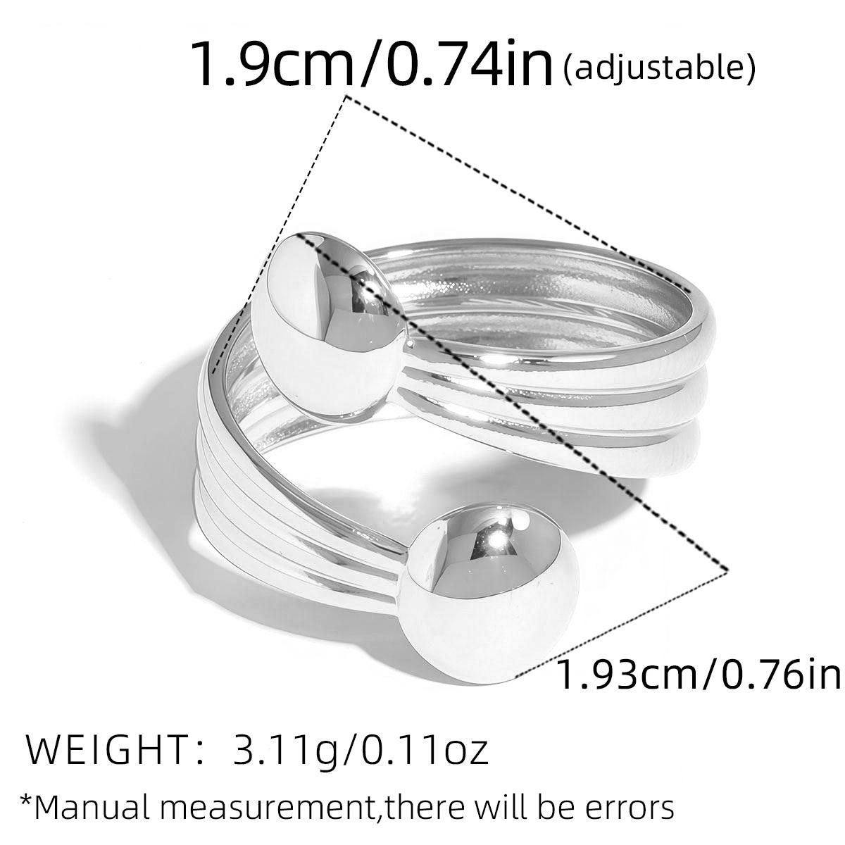 Fashion Geometry Design Stainless Steel Rings 18K Gold Plated Waterproof Quality Ladies Zircon For Daily Wear Vacation Seaside resizable
Fashion Geometry Design Stainless Steel Rings 18K Gold Plated Waterproof Quality Ladies Zircon For Daily Wear Vacation Seaside resizable