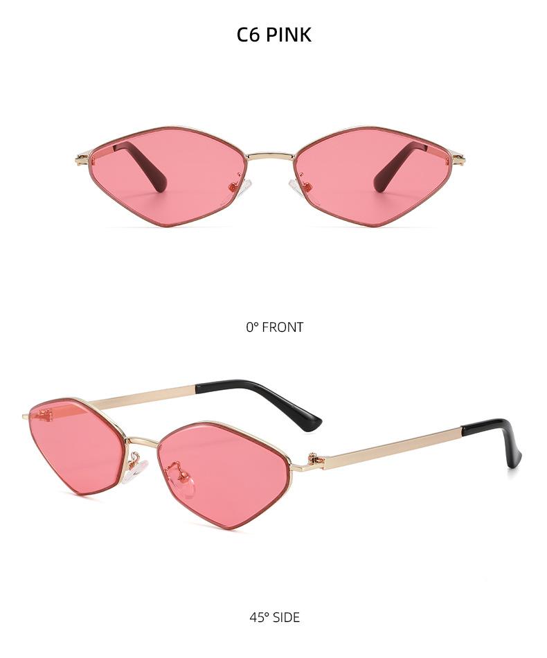 Модні сонцезахисні окуляри з металевою оправою та маленькою оправою з діамантами, прості пляжні сонцезахисні окуляри T1372 рожевий
Модні сонцезахисні окуляри з металевою оправою та маленькою оправою з діамантами, прості пляжні сонцезахисні окуляри T1372 рожевий