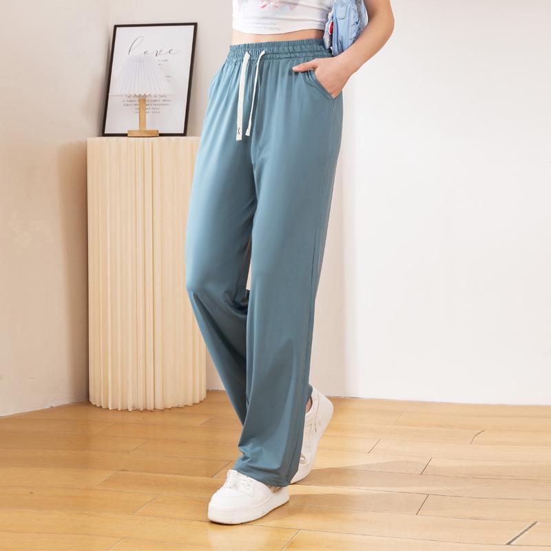 Women s High Waist Loose Ice Silk Wide Leg Pants with Sun Protection and Pockets L fits 116-135 jin
Women s High Waist Loose Ice Silk Wide Leg Pants with Sun Protection and Pockets L fits 116-135 jin
