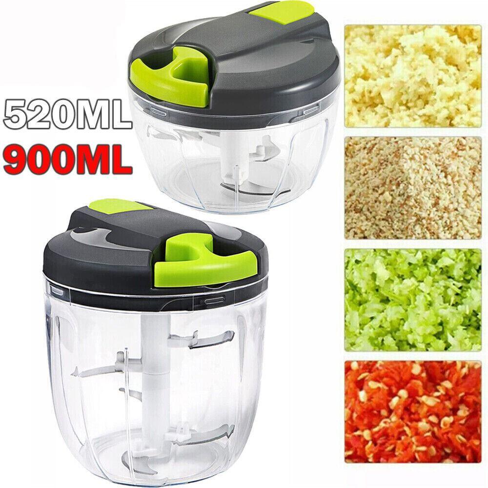Twist Shredder Speedy Chopper PP Storage Hand Power Mincer Manual Food Chopper Vegetable Fruits Green 520ml
Twist Shredder Speedy Chopper PP Storage Hand Power Mincer Manual Food Chopper Vegetable Fruits Green 520ml