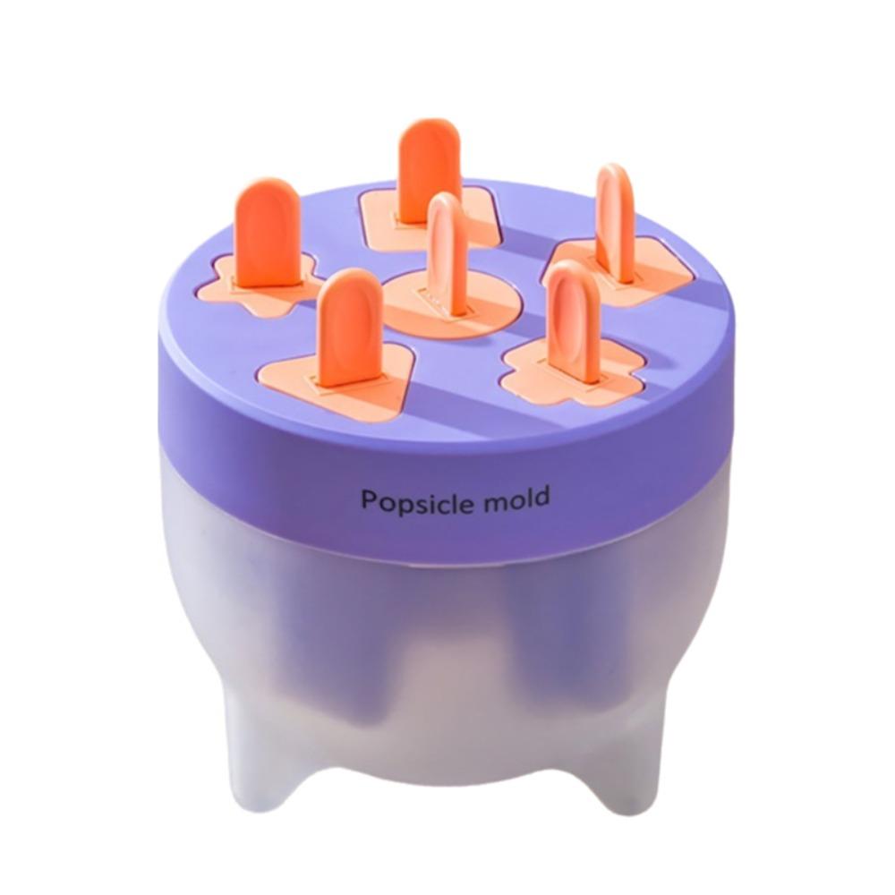 Anti-drip Stick 6 Grid Ice Cream Mold Easy To Release Ice Pop Mold Creative Ice Lolly Mold Kid фіолетовий
Anti-drip Stick 6 Grid Ice Cream Mold Easy To Release Ice Pop Mold Creative Ice Lolly Mold Kid фіолетовий