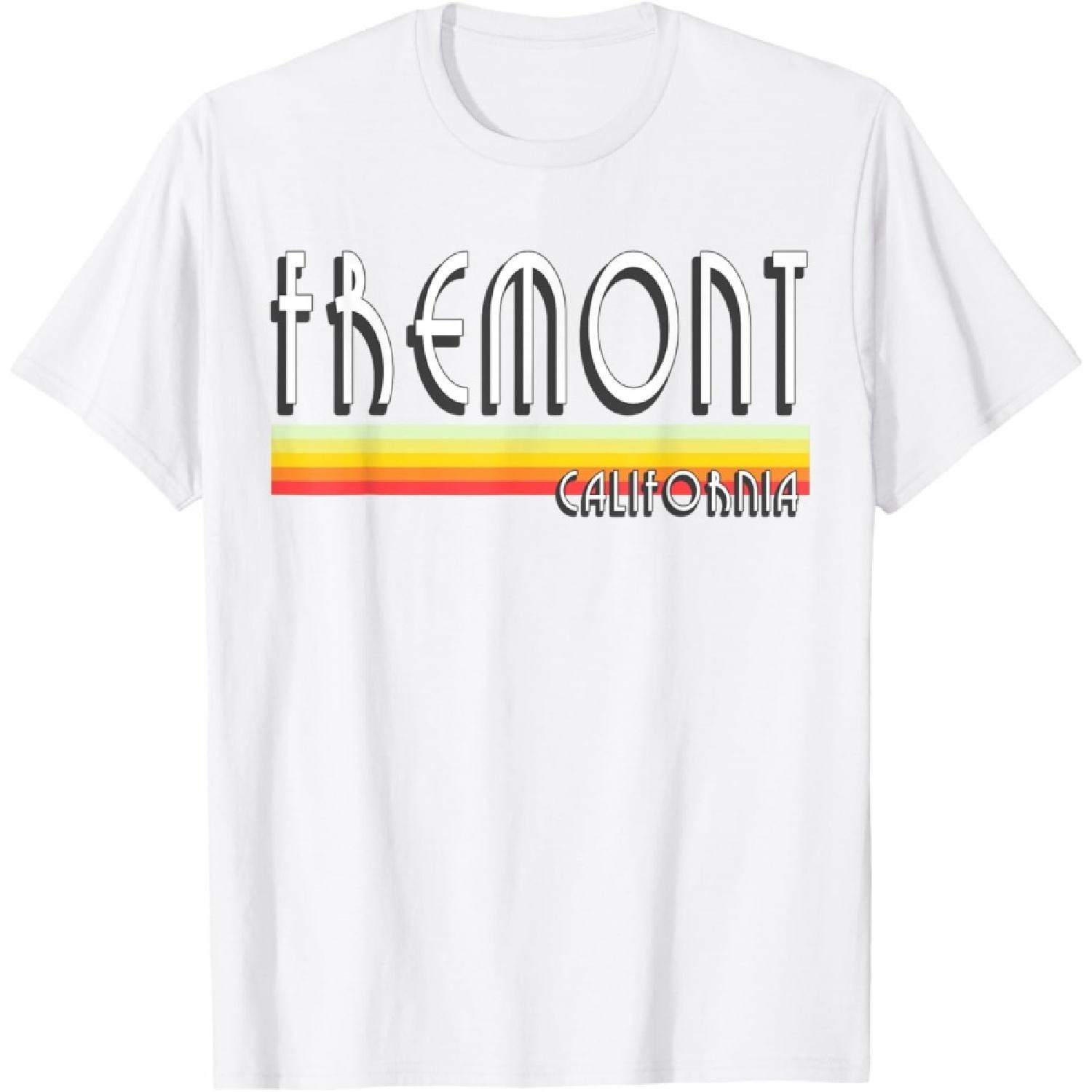 Fremont California T Shirt Retro Lines XXXXXL білий
Fremont California T Shirt Retro Lines XXXXXL білий