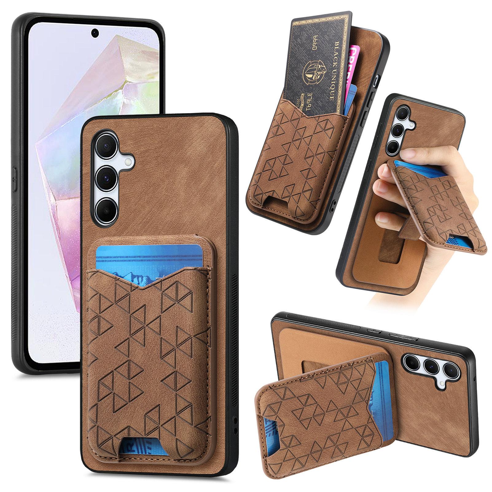 For Samsung Galaxy A35 5G Case Imprinted Pattern Card Holder Kickstand Leather Back Cover Brown
For Samsung Galaxy A35 5G Case Imprinted Pattern Card Holder Kickstand Leather Back Cover Brown
