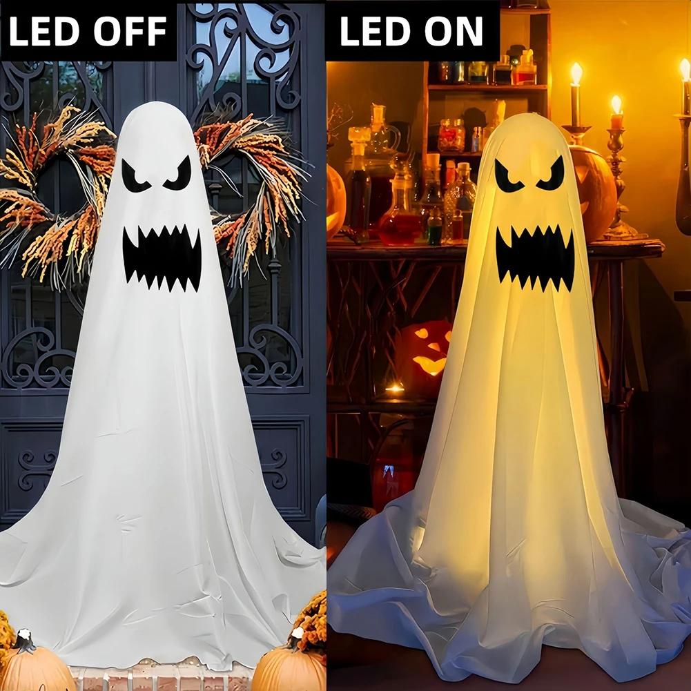 165CM Halloween LED Glow Ghost Decoration Home Indoor Outdoor Ghosts Decor Battery Spooky Light Courtyard Ornament
165CM Halloween LED Glow Ghost Decoration Home Indoor Outdoor Ghosts Decor Battery Spooky Light Courtyard Ornament
