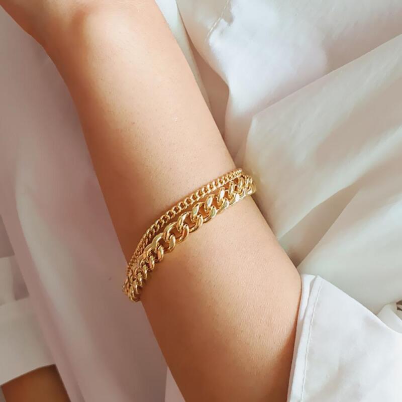 Tasra Gold Silver Bracelet Women s Bold Summer gold
Tasra Gold Silver Bracelet Women s Bold Summer gold