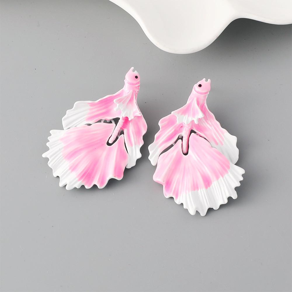 Pinkdudu Alloy Cute Dripping Goldfish Stud Earrings Candy Color Design Retro Elegant Ear Accessories PD2343 розовый
Pinkdudu Alloy Cute Dripping Goldfish Stud Earrings Candy Color Design Retro Elegant Ear Accessories PD2343 розовый