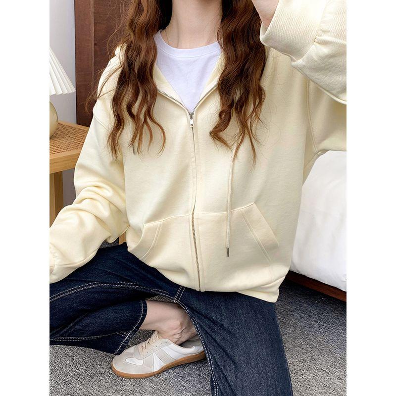 Hooded Cardigan Sweater Women 2025 New Arrival Best Selling Spring and Autumn Fleece-lined Thickened Plus Size Loose Zip Fashion Brand Coat 023 + apricot M(40.00 kg-50.00 kg)
Hooded Cardigan Sweater Women 2025 New Arrival Best Selling Spring and Autumn Fleece-lined Thickened Plus Size Loose Zip Fashion Brand Coat 023 + apricot M(40.00 kg-50.00 kg)