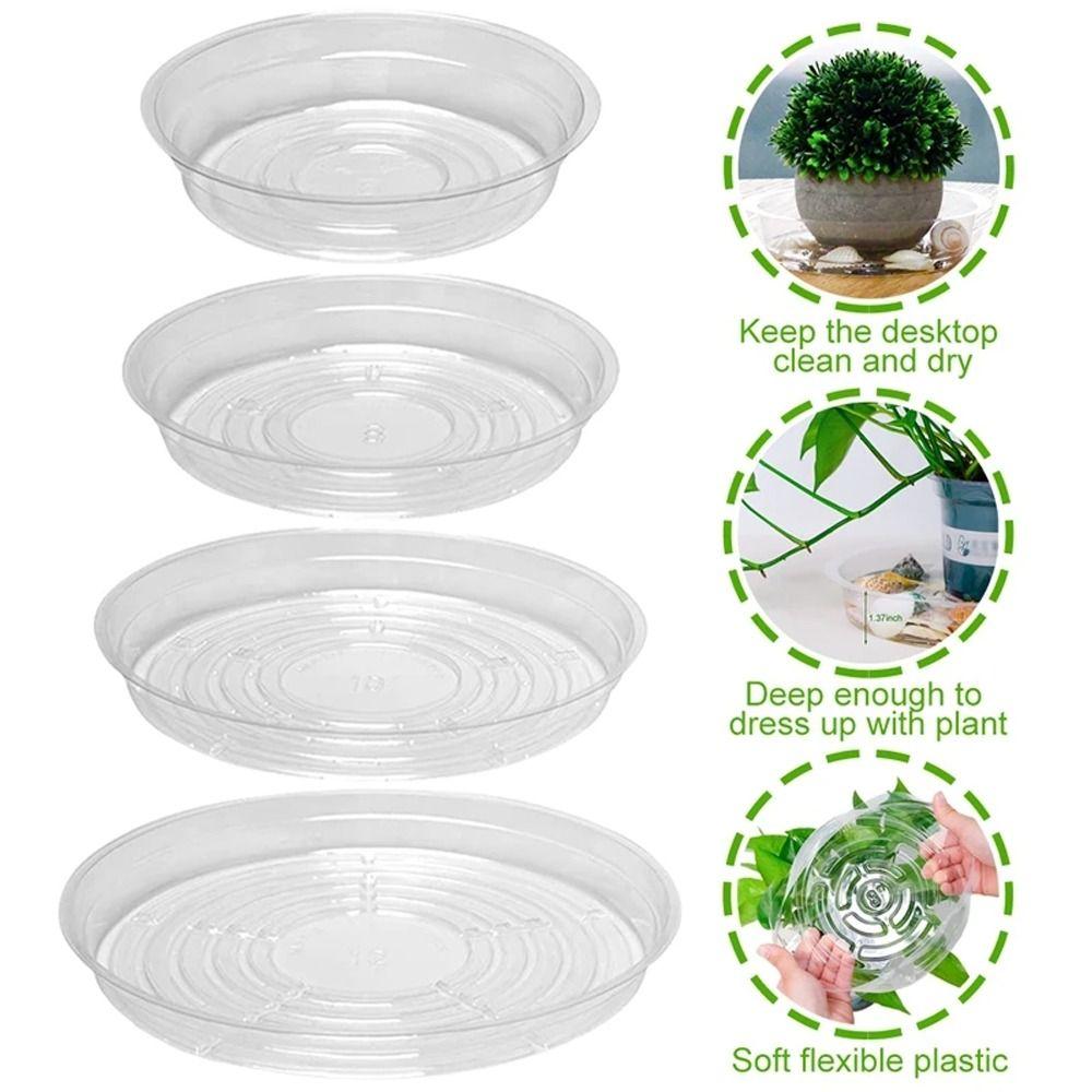 5pcs Transparent Drip Trays 6/8/10/12 Inch Planter Mat Plastic Flower Pot Tray Potted Plant 8inch
5pcs Transparent Drip Trays 6/8/10/12 Inch Planter Mat Plastic Flower Pot Tray Potted Plant 8inch