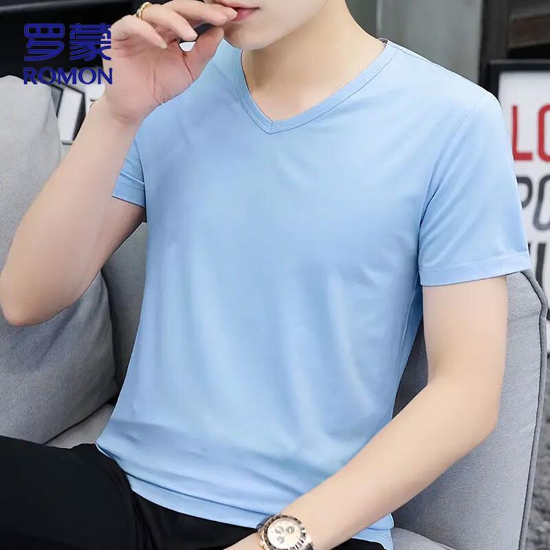 ROMON Men s V-Neck Ice Silk Quick-Dry Antibacterial T-Shirt XL
ROMON Men s V-Neck Ice Silk Quick-Dry Antibacterial T-Shirt XL
