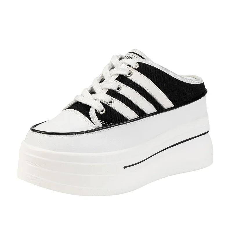 Женские мюли с круглым носком, шнуровкой, украшением на платформе, женские тапочки для отдыха, платье, внутренняя высота 3 см, Zapatillas De Mujer 36 чёрный
Женские мюли с круглым носком, шнуровкой, украшением на платформе, женские тапочки для отдыха, платье, внутренняя высота 3 см, Zapatillas De Mujer 36 чёрный