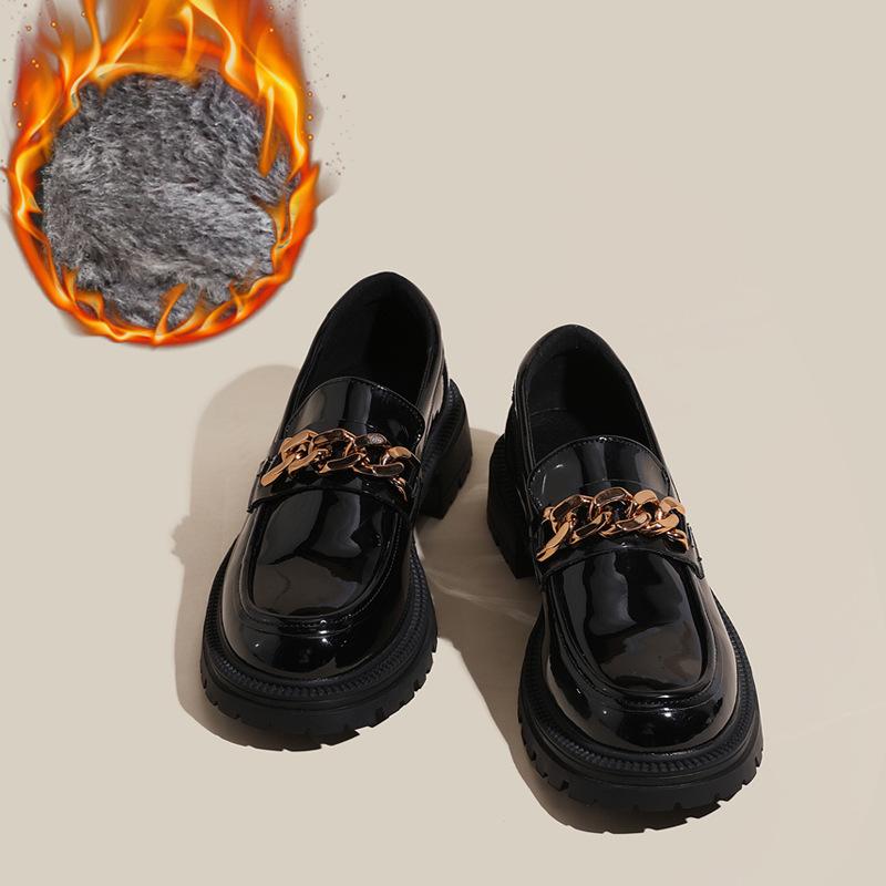 Yuexinwang leather flat for Huizhou women s shoes Su Yinyin same small leather shoes round head versatile black platform loafers 40
Yuexinwang leather flat for Huizhou women s shoes Su Yinyin same small leather shoes round head versatile black platform loafers 40