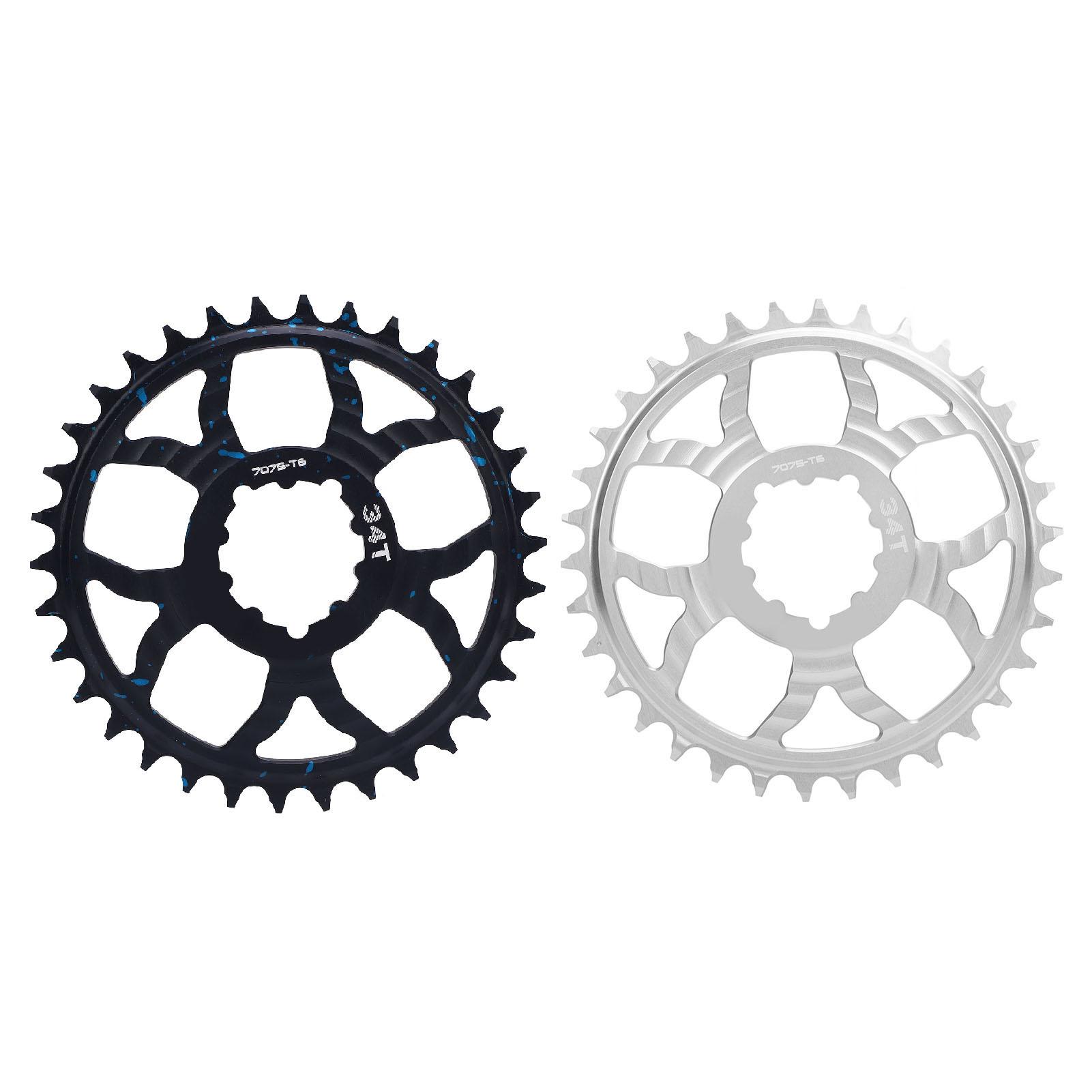 34T Bike Chainring 7075 Aluminum Alloy Positive Negative Tooth Round Chainwheel for GXP Road Bikes Silver
34T Bike Chainring 7075 Aluminum Alloy Positive Negative Tooth Round Chainwheel for GXP Road Bikes Silver