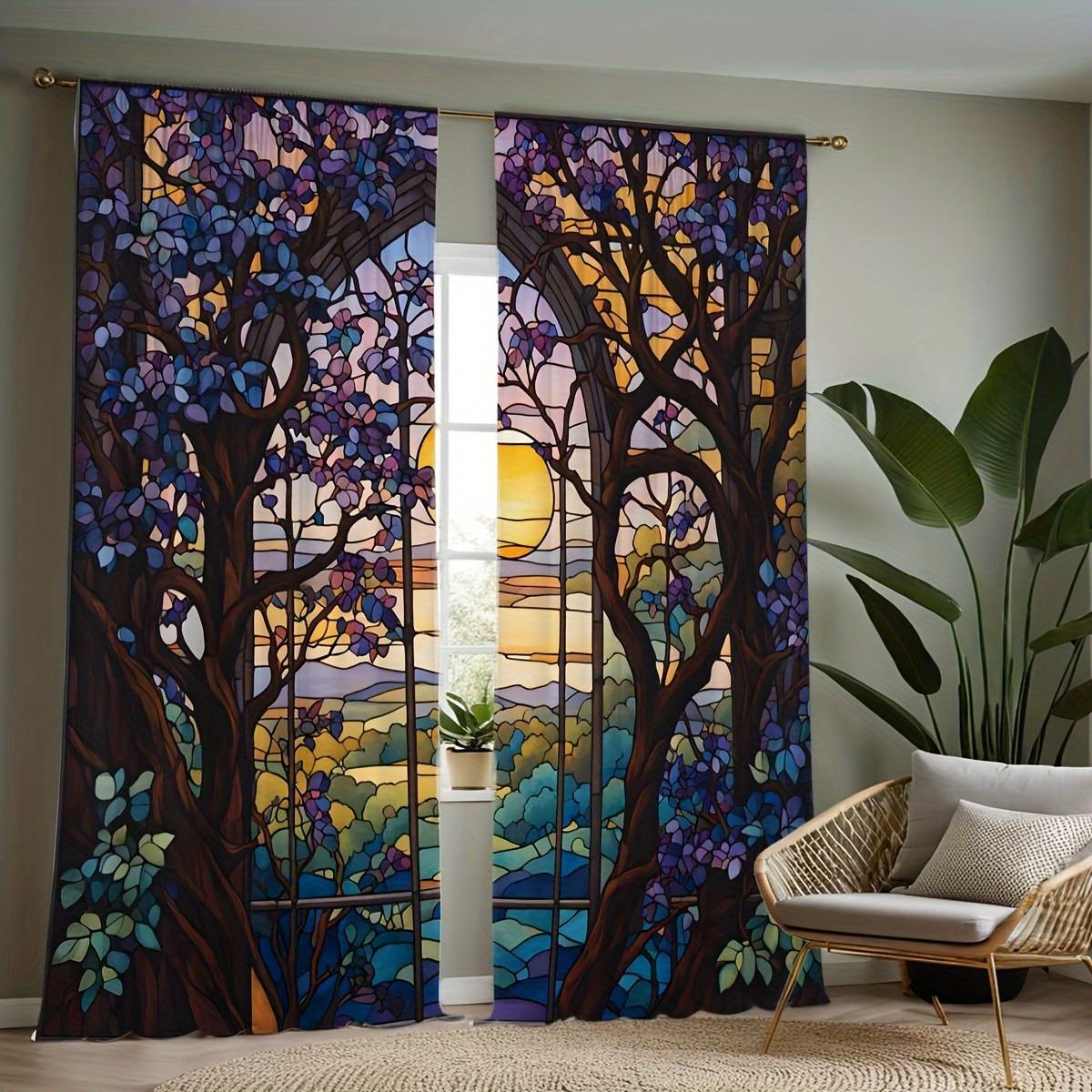 2 шт. Винтажные полупрозрачные шторы с рисунком винограда, подсолнуха, розы, листьев для гостиной, спальни, оконного карниза для домашнего декора (W250cmxH250cm)x2&Rod Pocket
2 шт. Винтажные полупрозрачные шторы с рисунком винограда, подсолнуха, розы, листьев для гостиной, спальни, оконного карниза для домашнего декора (W250cmxH250cm)x2&Rod Pocket