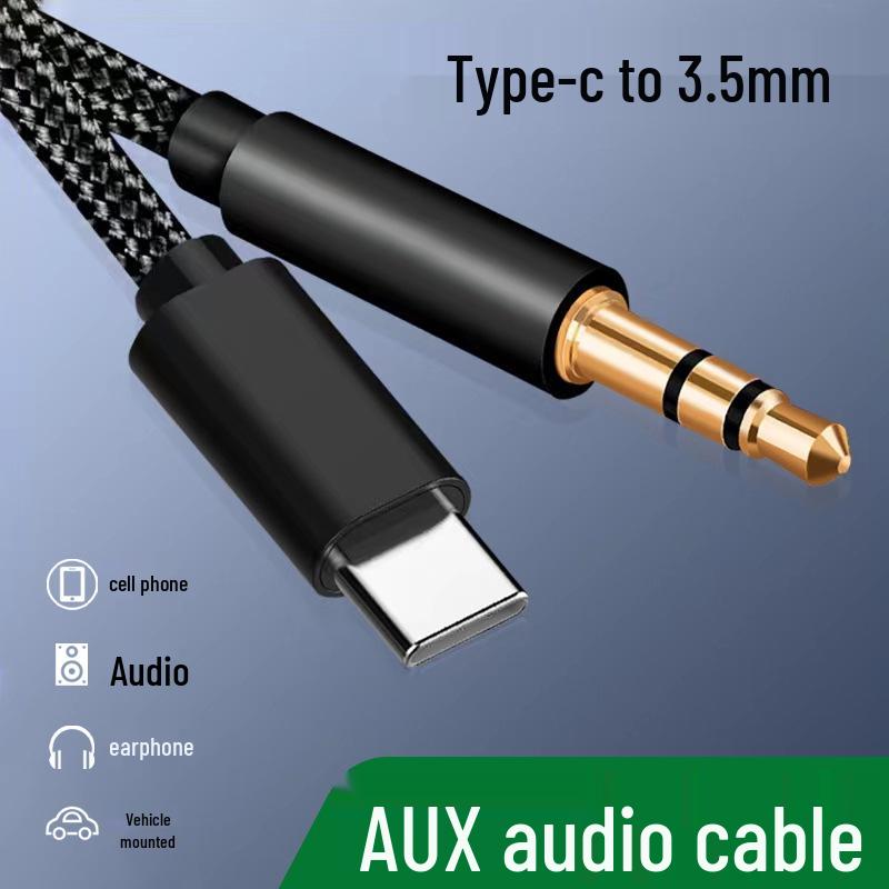 USB-C to 3.5mm AUX Audio Cable for Huawei, OPPO, Vivo Phones, Speakers, Headphones, and Car Audio Systems. 1 meter
USB-C to 3.5mm AUX Audio Cable for Huawei, OPPO, Vivo Phones, Speakers, Headphones, and Car Audio Systems. 1 meter