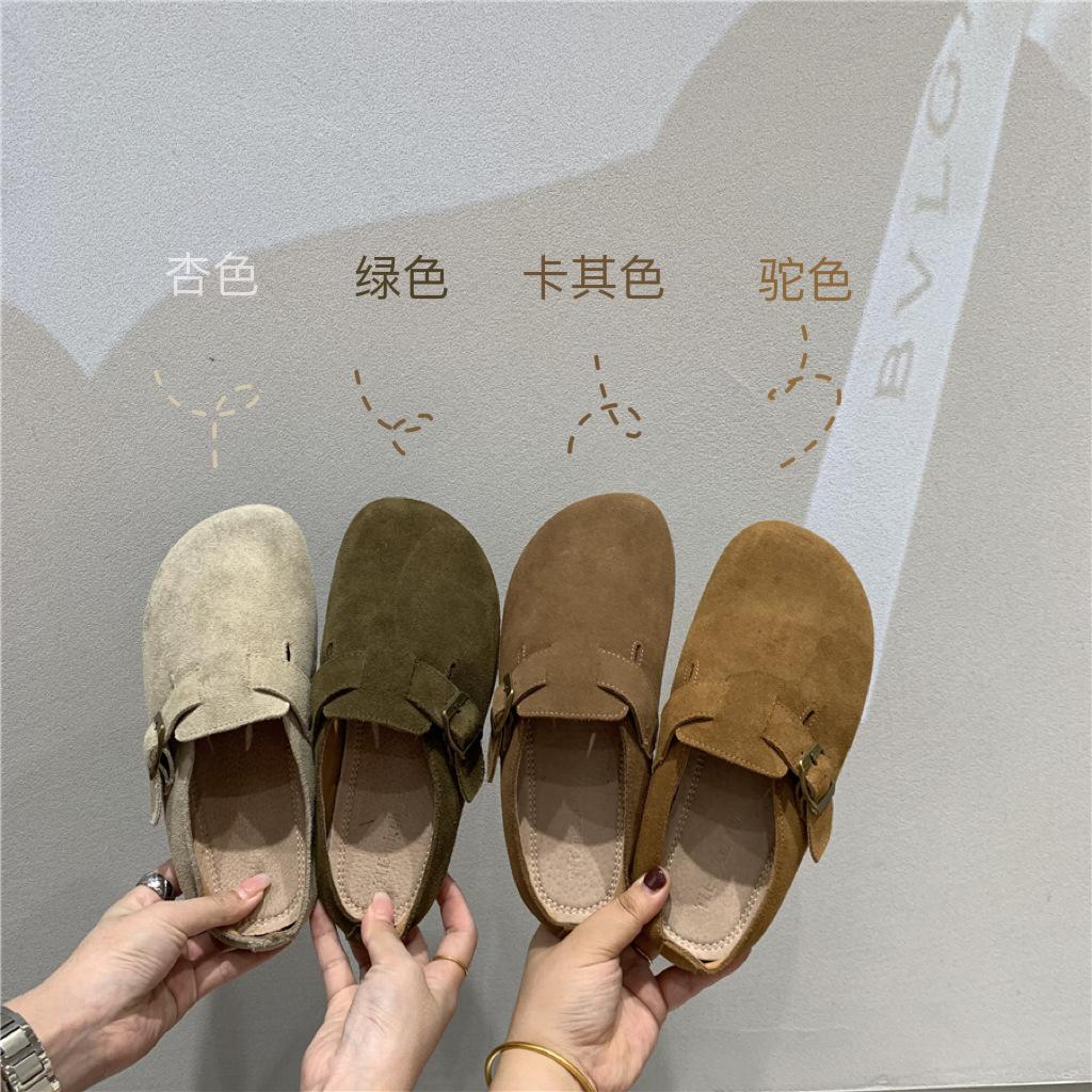 Mori khaki flats French retro single shoes loafers leather burkens 2025 autumn and winter new women s shoes 35
Mori khaki flats French retro single shoes loafers leather burkens 2025 autumn and winter new women s shoes 35