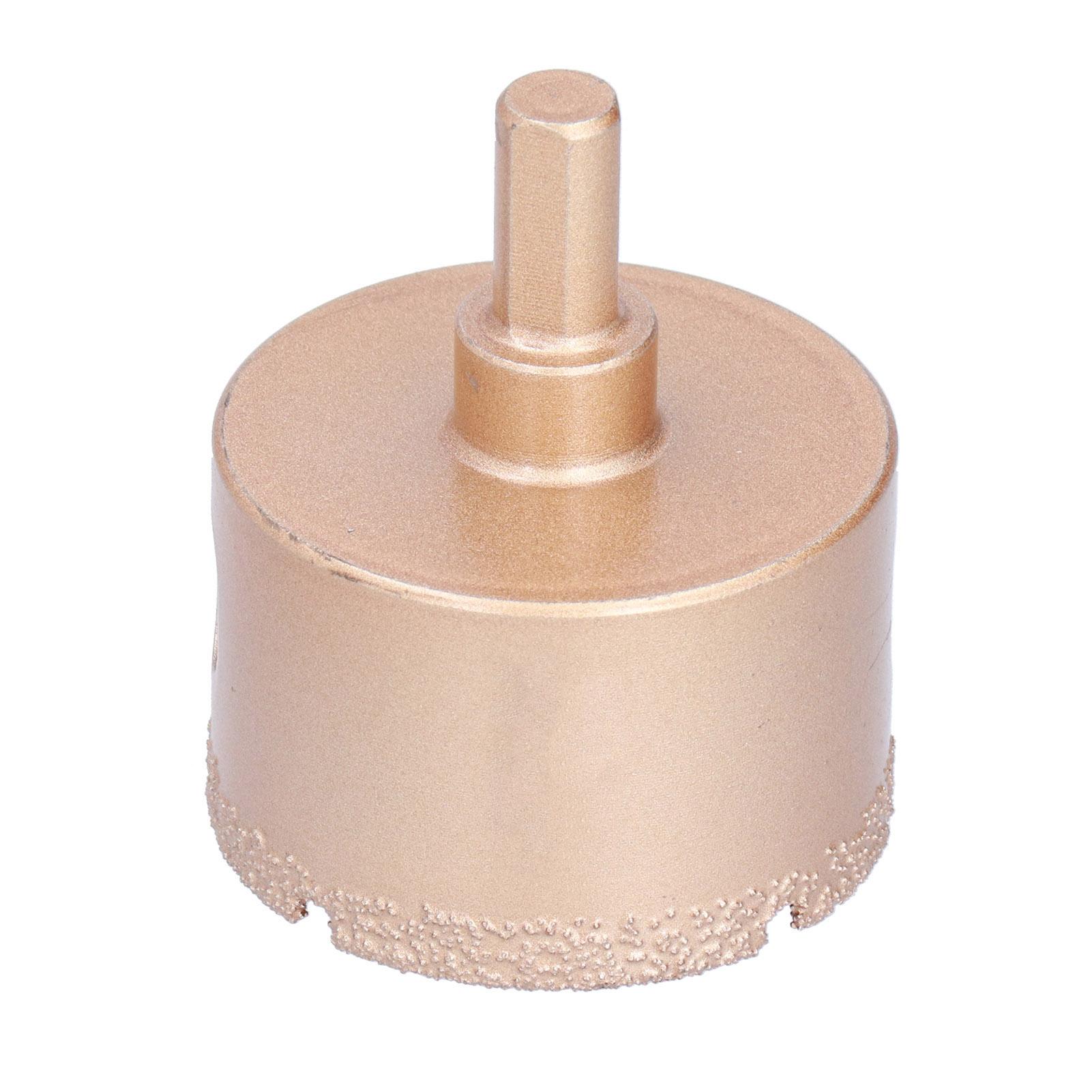 Hole Saw Hole Size 55mm 2.2in Incisive Durable Stable Safe Brazed Hole Opener for Glass Marble
Hole Saw Hole Size 55mm 2.2in Incisive Durable Stable Safe Brazed Hole Opener for Glass Marble