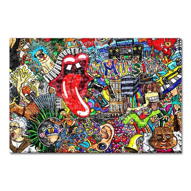 1 шт. настенные постеры для гостиной музыкальный коллаж на большой кирпичной стене граффити картины домашний декор холст картины без рамки 50*70cm
1 шт. настенные постеры для гостиной музыкальный коллаж на большой кирпичной стене граффити картины домашний декор холст картины без рамки 50*70cm
