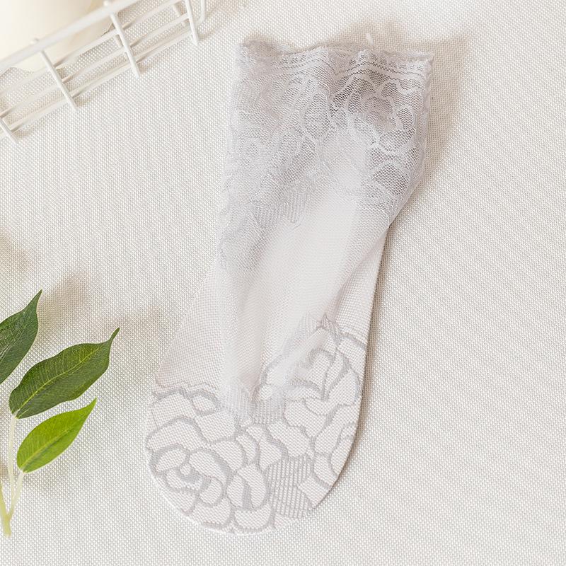 Women s Lace Trim Short Socks - Breathable Mesh Cotton, Non-Slip Low-Cut, Trendy Summer Style One size
Women s Lace Trim Short Socks - Breathable Mesh Cotton, Non-Slip Low-Cut, Trendy Summer Style One size