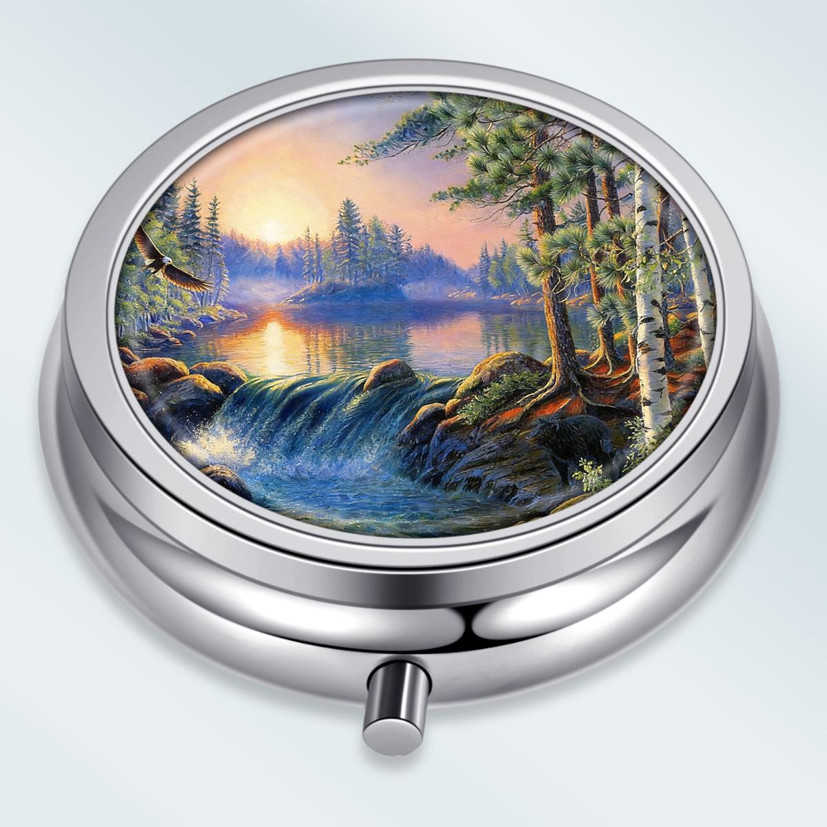Portable Pill Box with 3 Compartments, Mini Metal Medicine Organizer Case, Cute Printed Pill Container for Vitamins, Pills, Jewelry, Travel, Daily Use різнокольоровий
Portable Pill Box with 3 Compartments, Mini Metal Medicine Organizer Case, Cute Printed Pill Container for Vitamins, Pills, Jewelry, Travel, Daily Use різнокольоровий