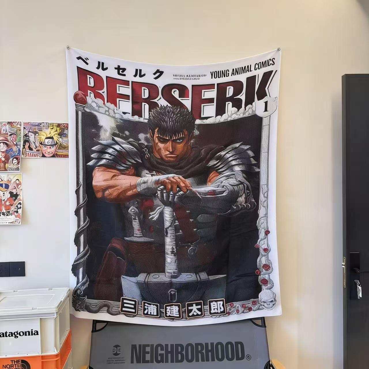 Вінтажна гобелен-картина Berserk з Аніме, Гатс, Гріфіт, Темне Фентезі, Художній Декор для Стіни, Естетичний Декор для Спальні, Вітальні 150x200cm(60x80in)
Вінтажна гобелен-картина Berserk з Аніме, Гатс, Гріфіт, Темне Фентезі, Художній Декор для Стіни, Естетичний Декор для Спальні, Вітальні 150x200cm(60x80in)