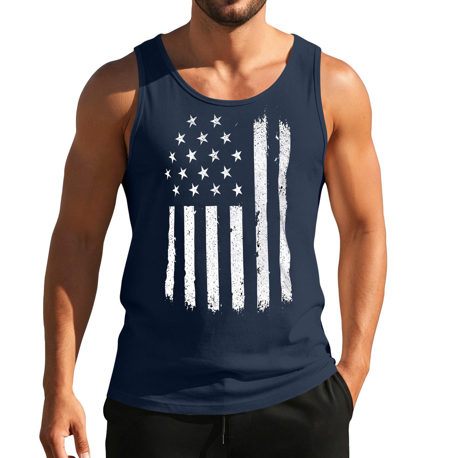 Men s Casual Sleeveless Tank Top Printed American Flag Design Lightweight Summer Workout Shirt for Outdoor Sports Gym and Daily Wear XXL
Men s Casual Sleeveless Tank Top Printed American Flag Design Lightweight Summer Workout Shirt for Outdoor Sports Gym and Daily Wear XXL