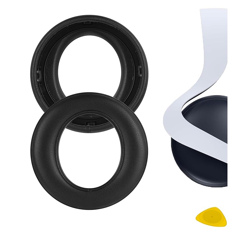 Geekria ear pads QuickFit compatibility pad sony Sony PlayStations Pulse Elite Compatible with headphones ear/ear cup protein leather (black)
Geekria ear pads QuickFit compatibility pad sony Sony PlayStations Pulse Elite Compatible with headphones ear/ear cup protein leather (black)