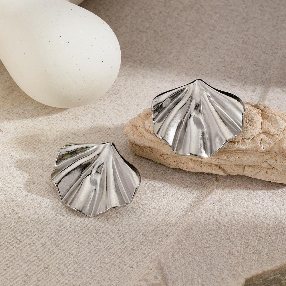 Digadagu Metal Pleated Shell Stud Earrings New Stainless Steel Geometric Earrings Women Simple Classic Daily Zircon Accessories медный
Digadagu Metal Pleated Shell Stud Earrings New Stainless Steel Geometric Earrings Women Simple Classic Daily Zircon Accessories медный