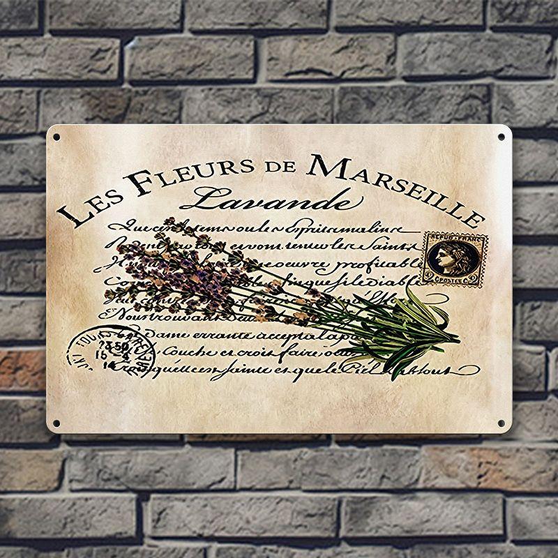 Цветочный Балкон Сад Железная Живопись Спальня Терраса Кофейный Уголок Настенное Украшение Подвесная Картина