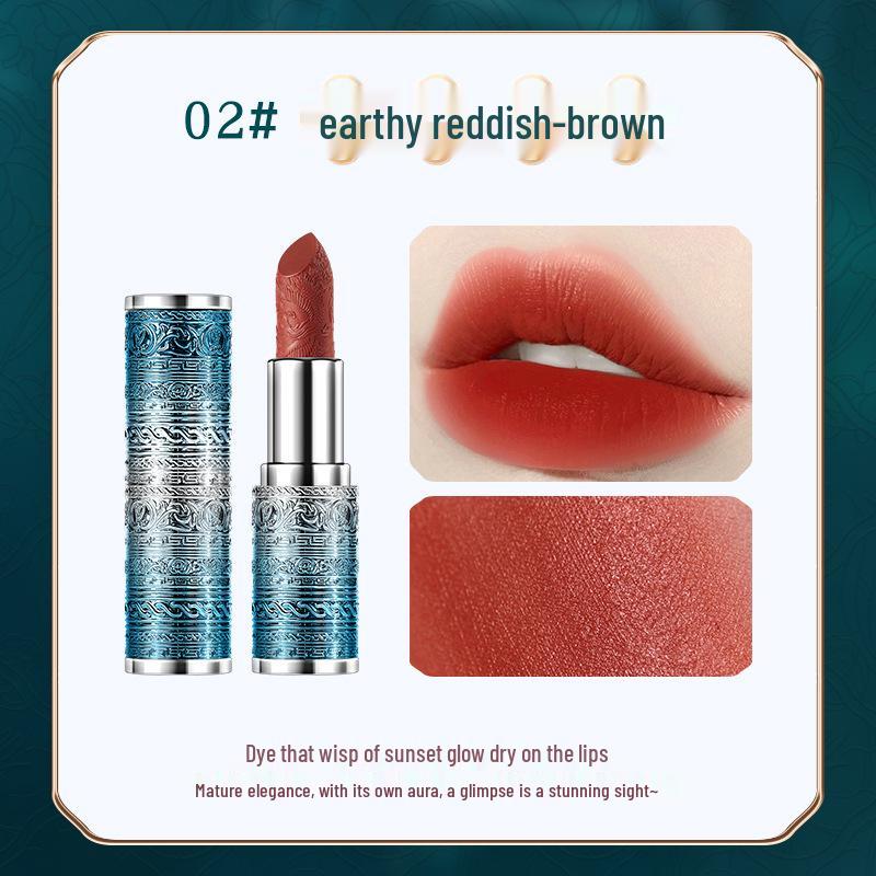 Yuli Yula Qinghe Yun Velvet Matte Lipstick: Soft Mist, Whitening, Easy to Apply, Micro-carved Chinese Style. 3.5G
Yuli Yula Qinghe Yun Velvet Matte Lipstick: Soft Mist, Whitening, Easy to Apply, Micro-carved Chinese Style. 3.5G