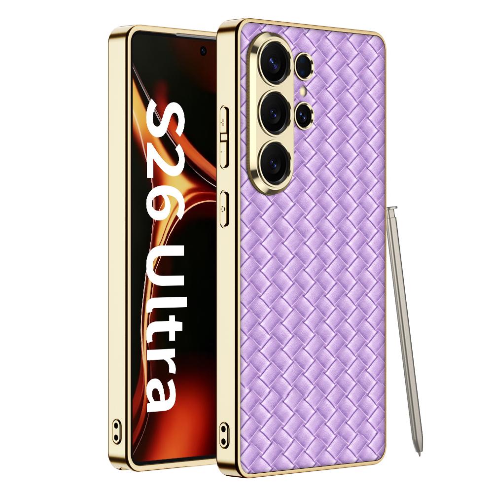 GKK For Samsung Galaxy S26 Ultra Cases Electroplating PU+TPU+PC Cell Phone Cover Woven Texture
GKK For Samsung Galaxy S26 Ultra Cases Electroplating PU+TPU+PC Cell Phone Cover Woven Texture