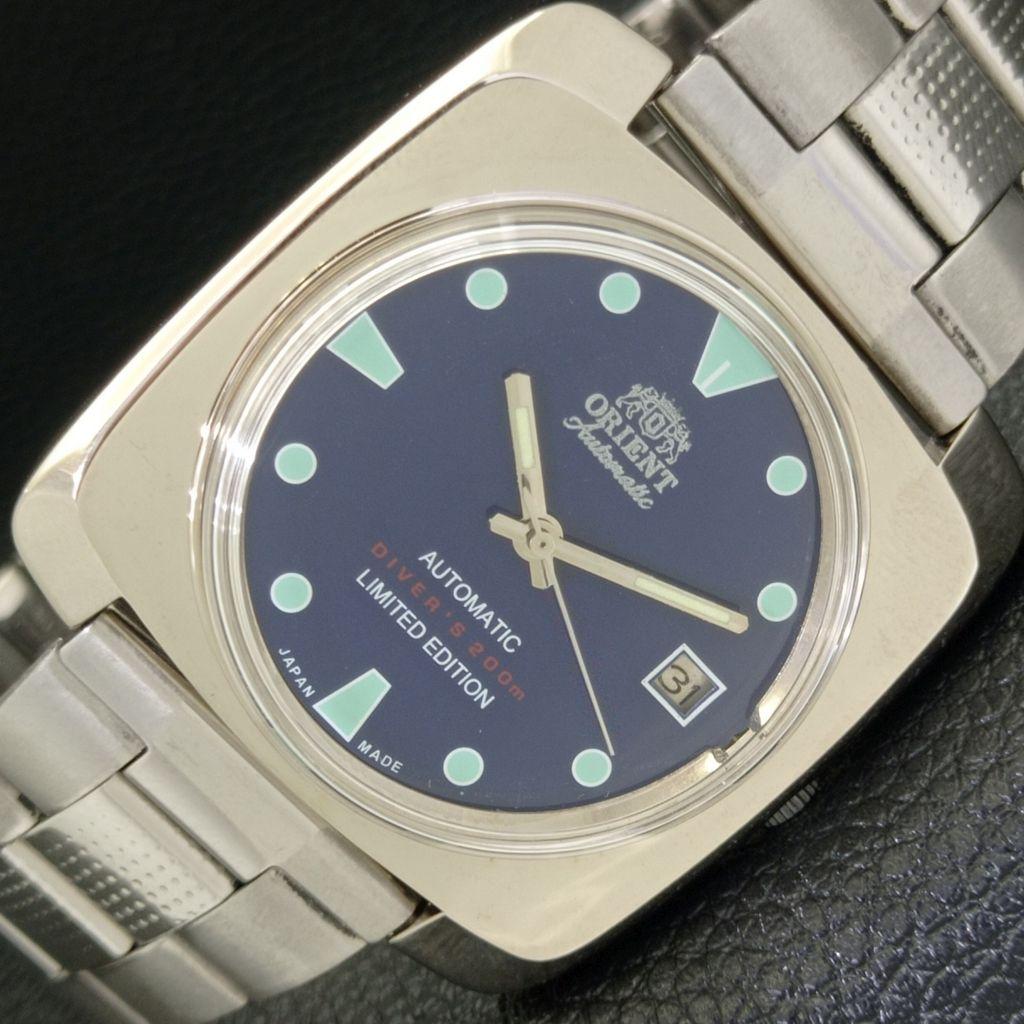 USED VINTAGE ORIENT AUTOMATIC 46961 JAPAN MENS BLUE COLOR DIAL WATCH a436590-2 R123a-a436590
USED VINTAGE ORIENT AUTOMATIC 46961 JAPAN MENS BLUE COLOR DIAL WATCH a436590-2 R123a-a436590