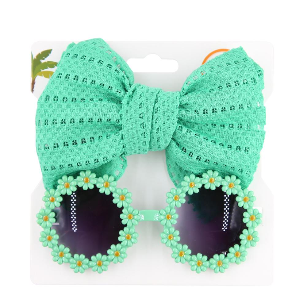 2Pcs/Card Daisy Baby Sunglasses Eyelet Bow Headband Set Elastic Nylon Hair Bands Seaside Sun Glasses Kids Headwear мятный
2Pcs/Card Daisy Baby Sunglasses Eyelet Bow Headband Set Elastic Nylon Hair Bands Seaside Sun Glasses Kids Headwear мятный