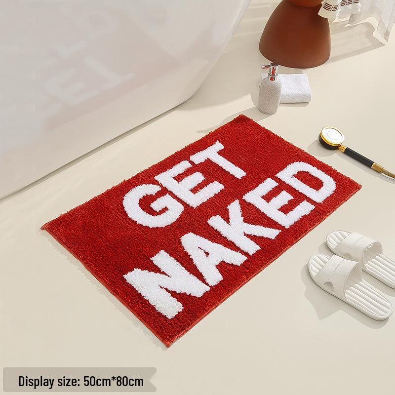 Fun Text Bathroom Mat: Easy-Clean, Stain-Resistant, Water-Absorbent, Non-Slip Faux Cashmere Floor Mat for Home Use. 40*60cm
Fun Text Bathroom Mat: Easy-Clean, Stain-Resistant, Water-Absorbent, Non-Slip Faux Cashmere Floor Mat for Home Use. 40*60cm