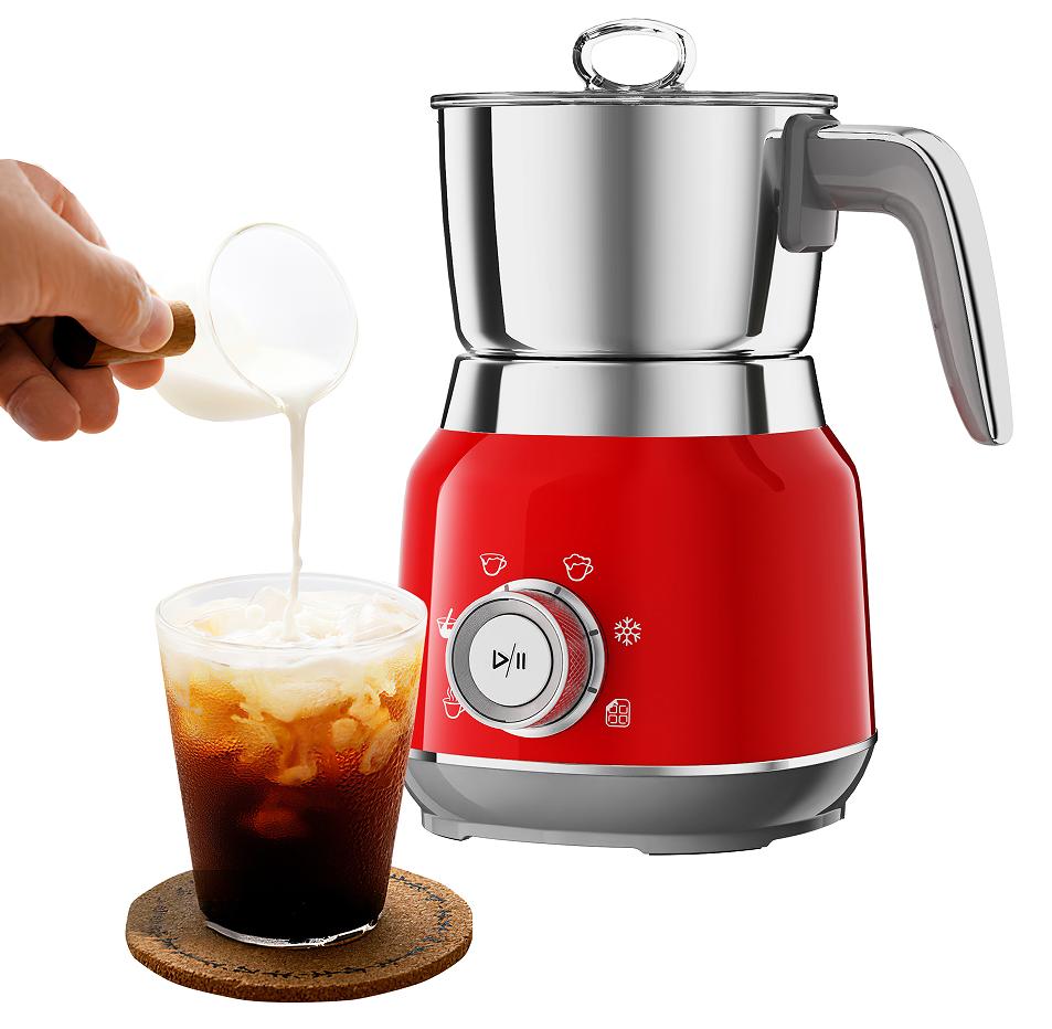 Electric Milk Foaming Device, Milk Heater, Home Appliances, Dual Heating and Foaming 0.4L 550W LED, BPA-free, with smart temperature control красный
Electric Milk Foaming Device, Milk Heater, Home Appliances, Dual Heating and Foaming 0.4L 550W LED, BPA-free, with smart temperature control красный