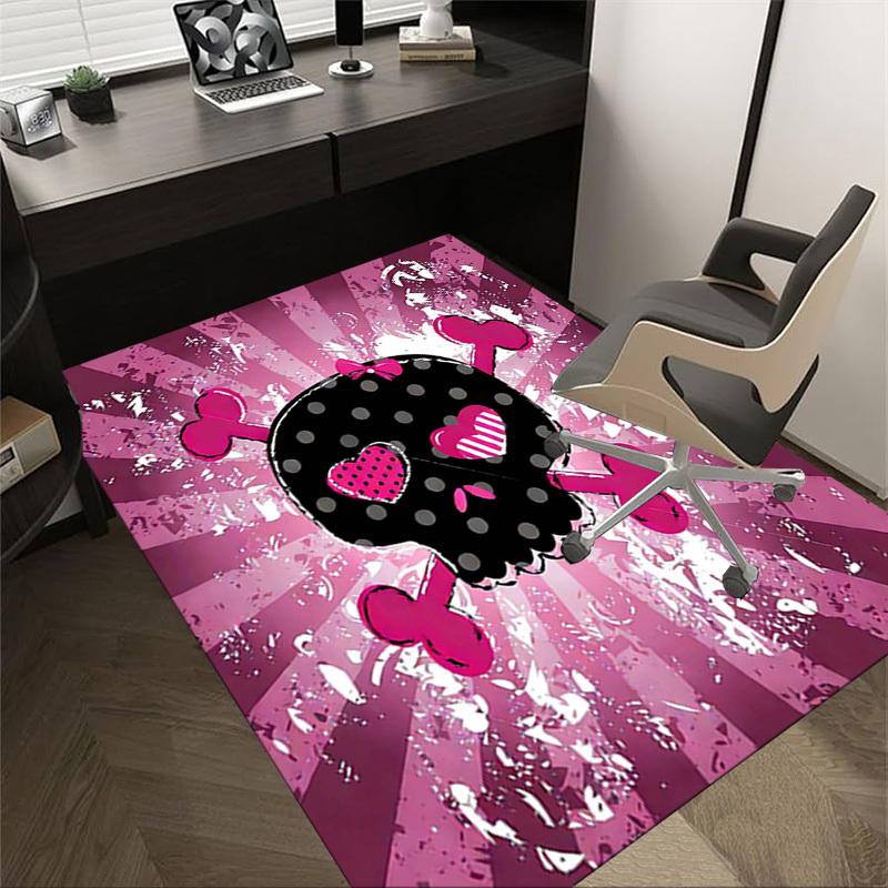 1PC Skull Hearts Anti-slip carpet, suitable for Office, bedroomand playrooms. It can also be used as a sofa footrest cover-W112 60cm by 90cm
1PC Skull Hearts Anti-slip carpet, suitable for Office, bedroomand playrooms. It can also be used as a sofa footrest cover-W112 60cm by 90cm