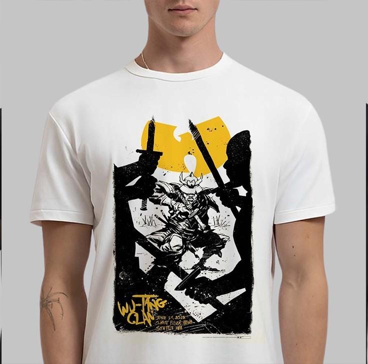 Wu Tang Clan Seattle 2025 Gig At Climate Pledge Arena On June 28 Shirt. S
Wu Tang Clan Seattle 2025 Gig At Climate Pledge Arena On June 28 Shirt. S