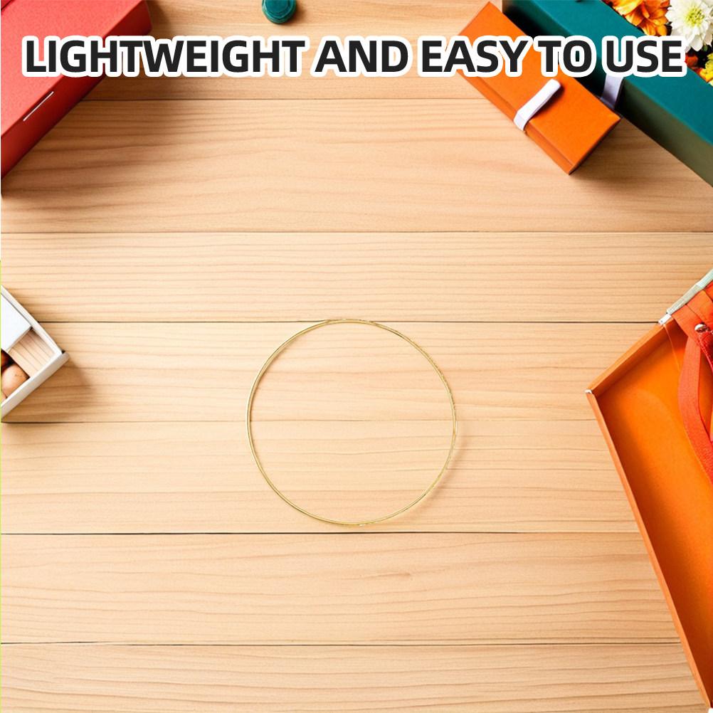 5Pcs Exquisite Metal Craft Hoops Round DIY Rings Not Easily Deformed for Dreamcatcher Tassel Plant Hanger Craft Projects Metal 10X10X0.28CM
5Pcs Exquisite Metal Craft Hoops Round DIY Rings Not Easily Deformed for Dreamcatcher Tassel Plant Hanger Craft Projects Metal 10X10X0.28CM