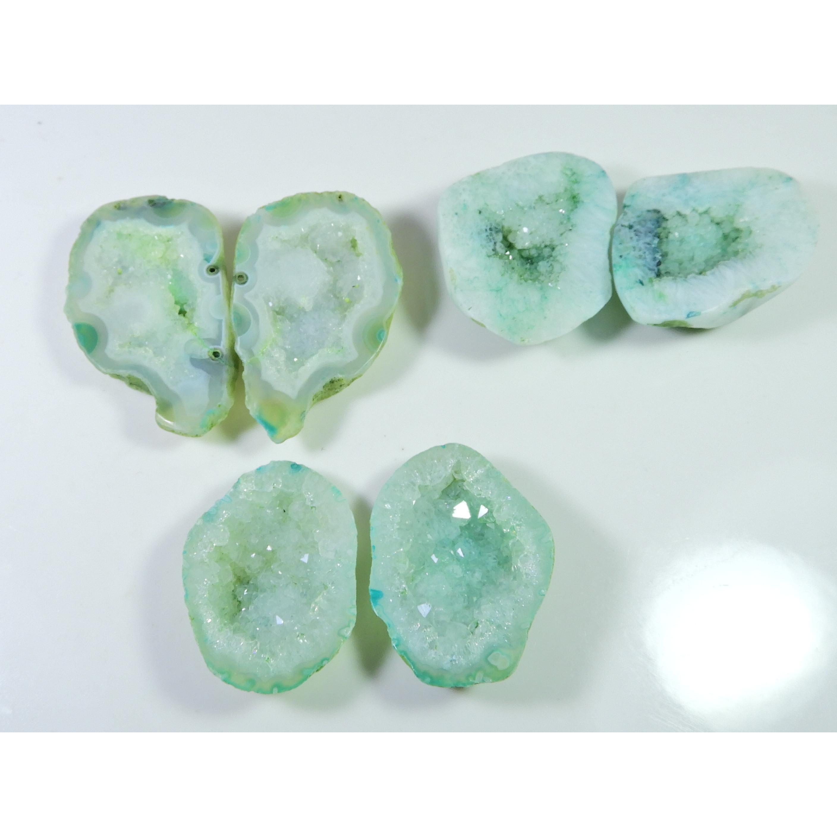 Dyed Solar Druzy Matched Pair Crytsal Slice Loose Gemstone 3Pair Lot 32-40MM SK-1533
Dyed Solar Druzy Matched Pair Crytsal Slice Loose Gemstone 3Pair Lot 32-40MM SK-1533